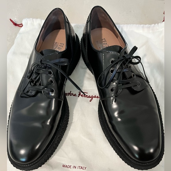 Salvatore Ferragamo Other - Salvatore Ferragamo Black Derby Shoes